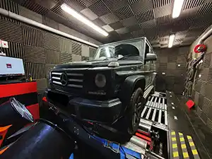 Mercedes G wagon remapping rolling road from GAD tuning Essex London