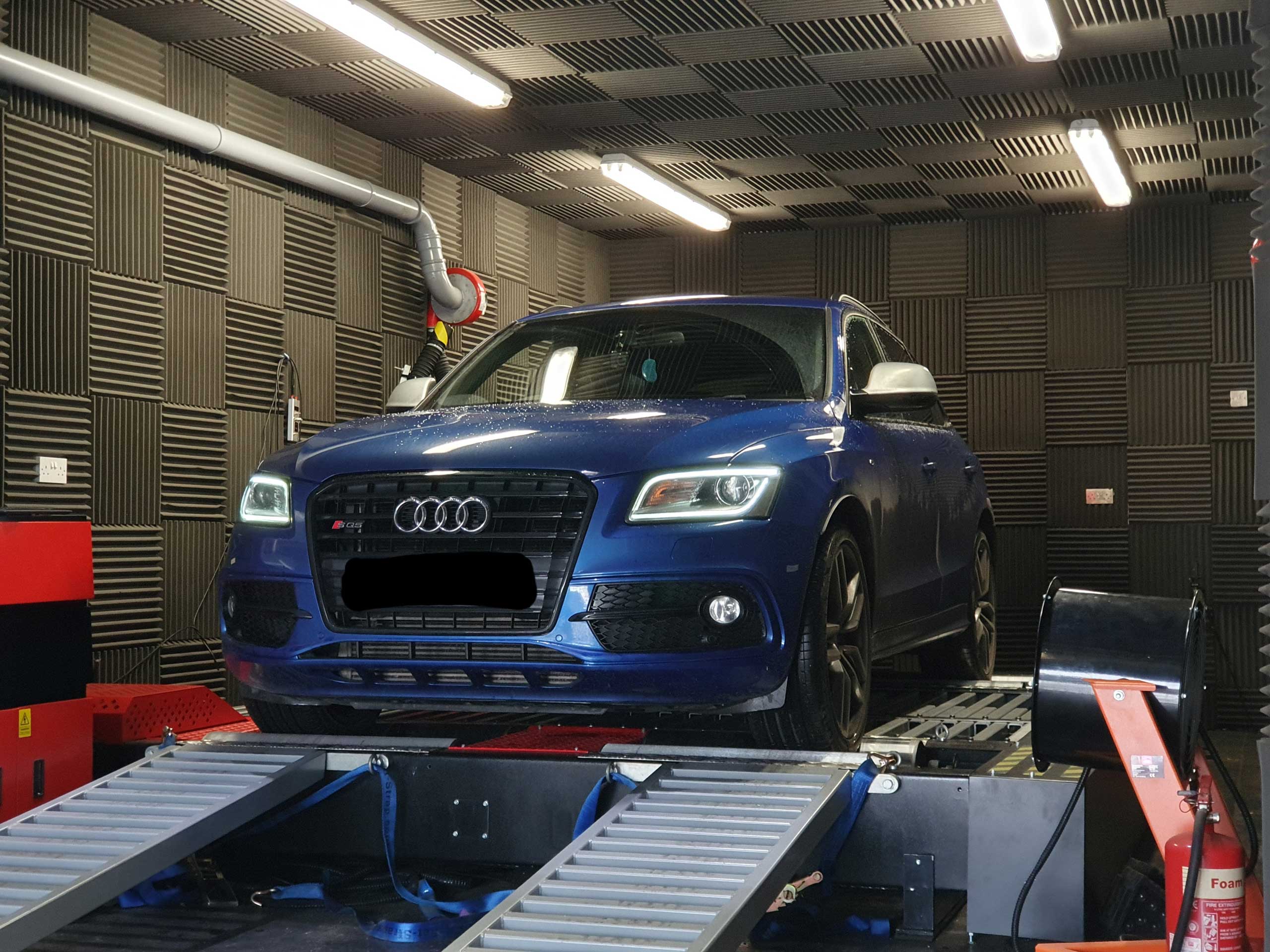 Audi rolling road remapping from GAD tuning Essex London
