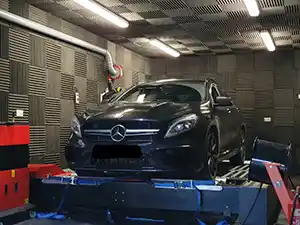 Mercedes rolling road remapping from GAD tuning Essex London