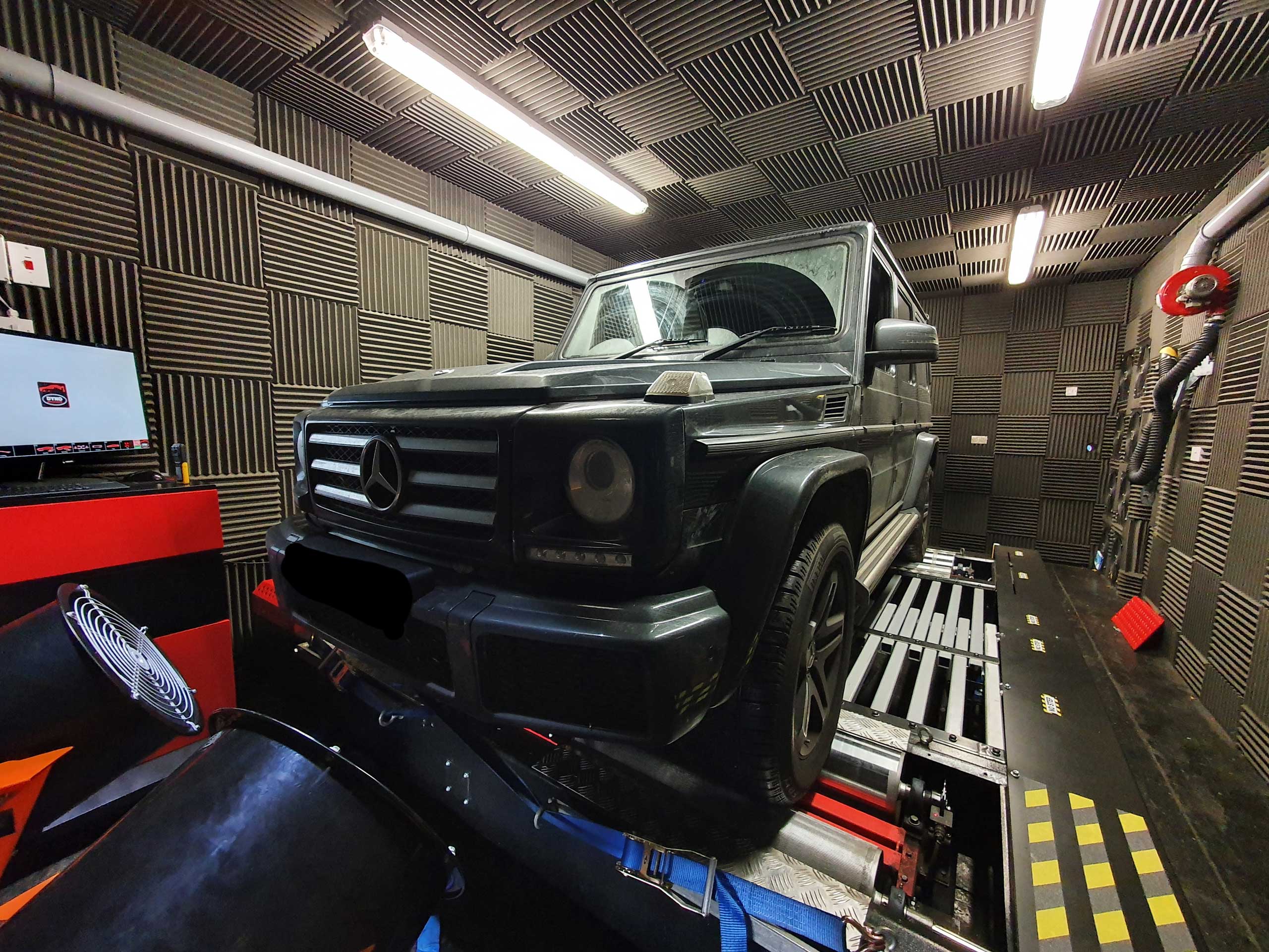 Mercedes G wagon rolling road remapping from GAD tuning Essex London